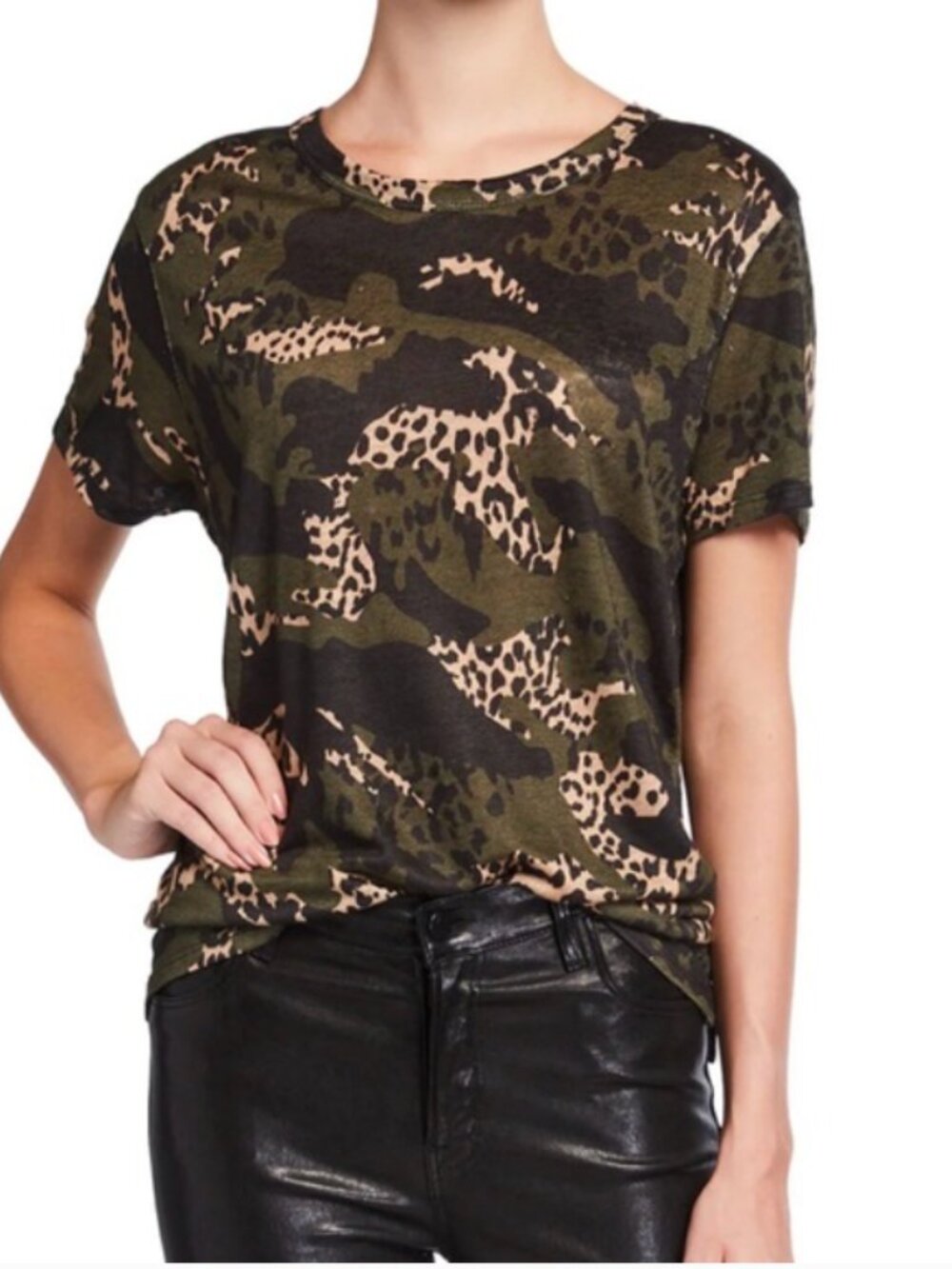 Zadig & Voltaire Aria Ao Camou Tee